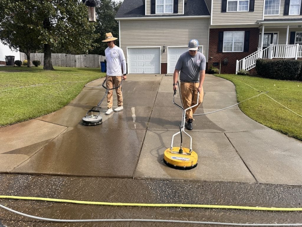 Soft Wash Services Raleigh NC| Driveway Cleaning Sanford NC