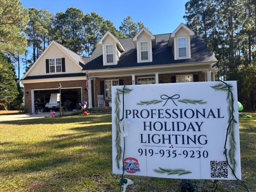 Sandhills Soft Wash Professional Holiday Lighting Services